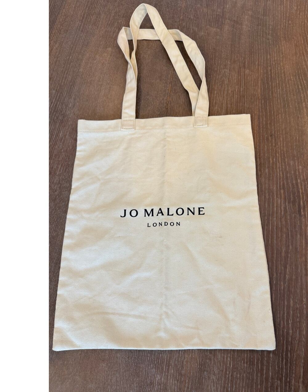 Jo Malone London Cream Canvas 13x16 tote bag shopping bag